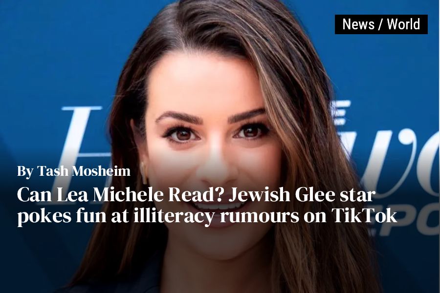 Can Lea Michele read Broadway star pokes fun at illiteracy