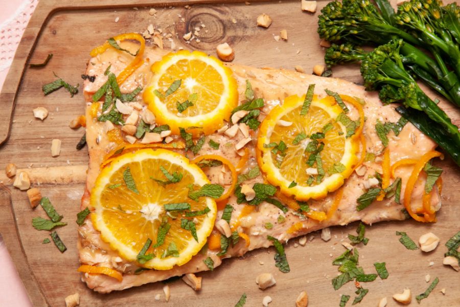 Orange glazed sticky Pesach salmon - The Jewish Chronicle