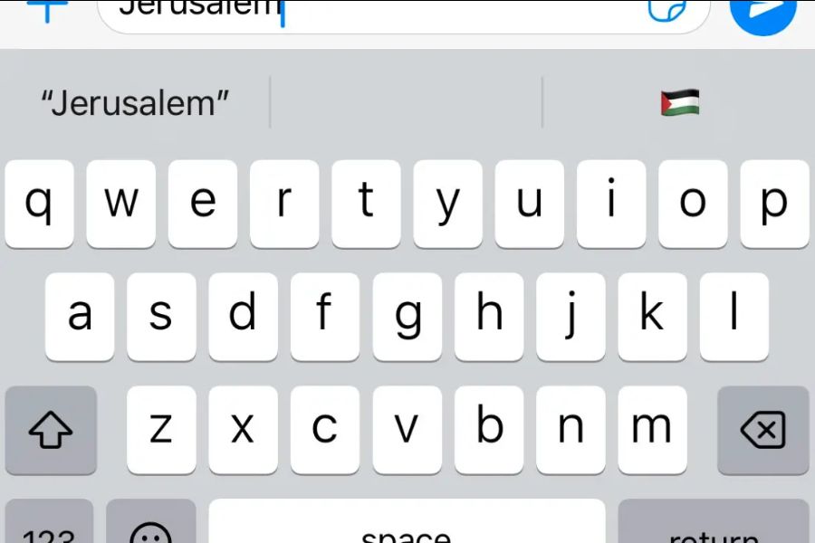 Why does Palestinian flag emoji appear when searching ‘Jerusalem ...