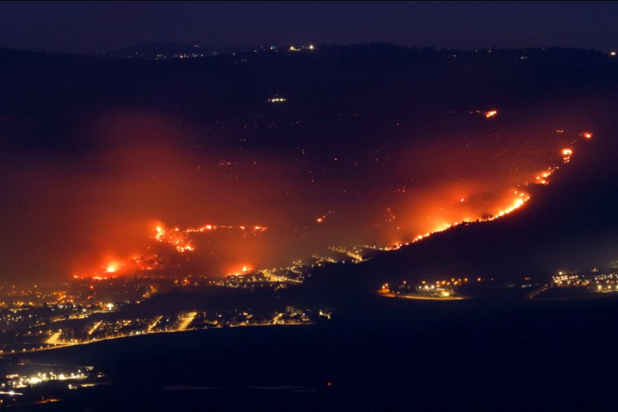 Northern Israel ablaze as front with Hezbollah heats up